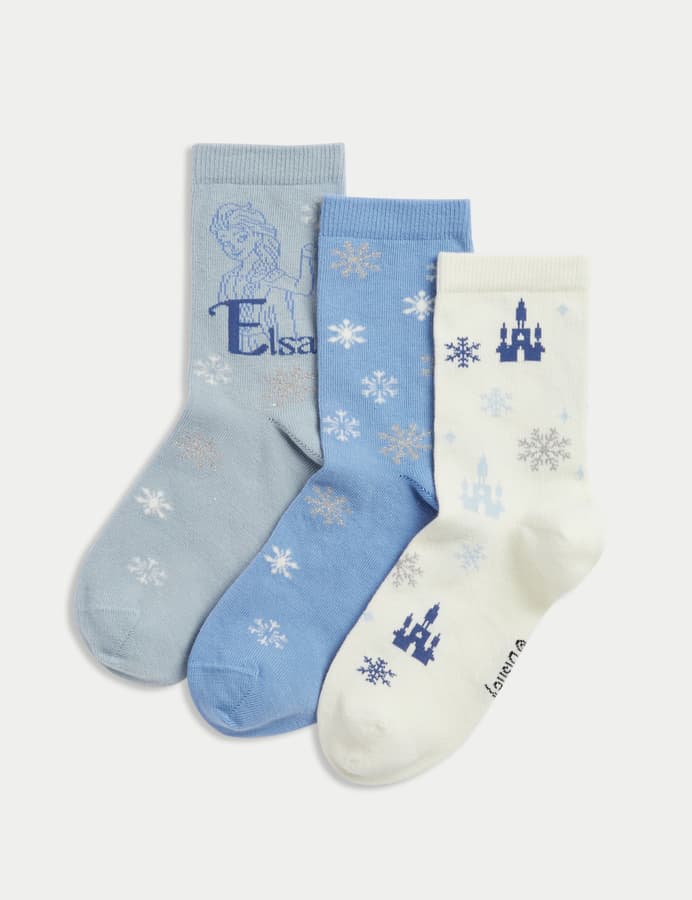 Pack de 3 pares de calcetines Frozen