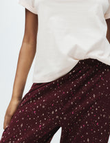 Pijama de manga corta estampado flat pack