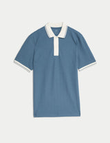 Polo de manga corta liso Heritage