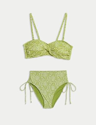 Parte alta de bikini con diseño