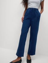 Pantalón casual jogger de corte recto