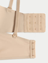 Sujetador sin aro con tirantes multiposición