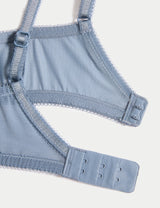 Sujetador sin aro de encaje con relleno