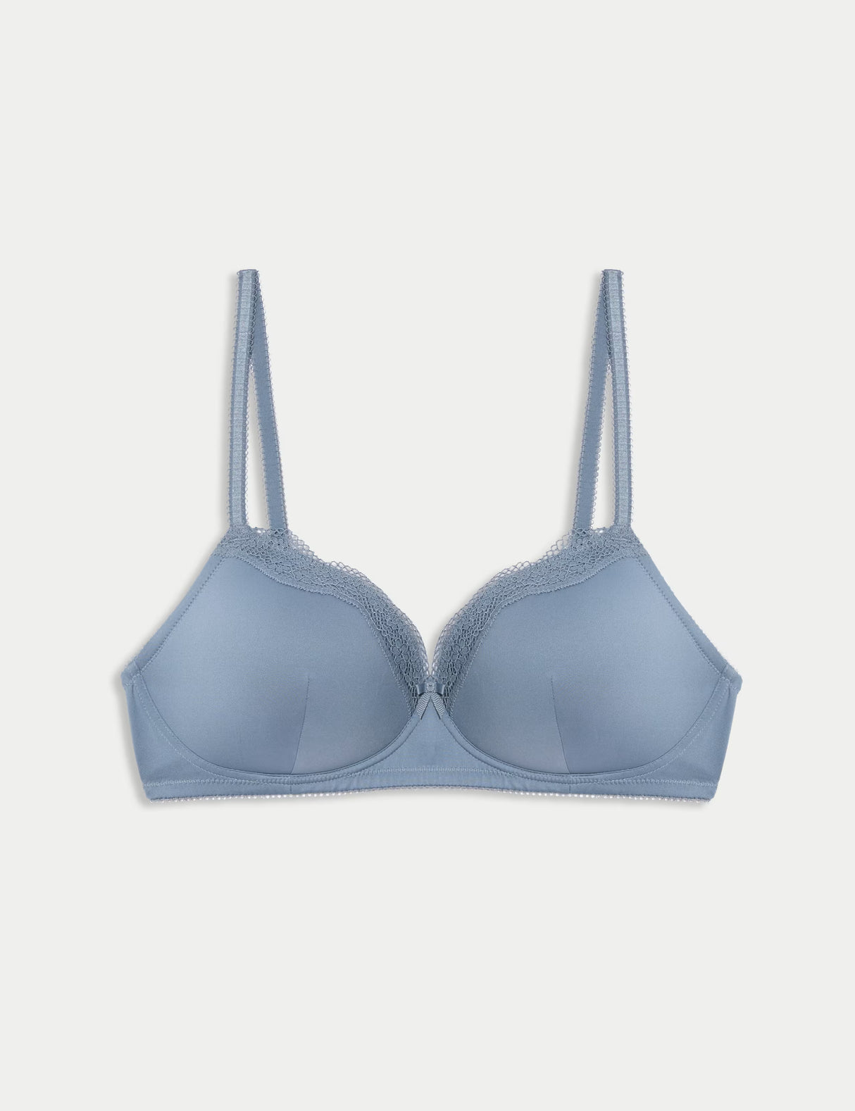 Sujetador sin aro de encaje con relleno