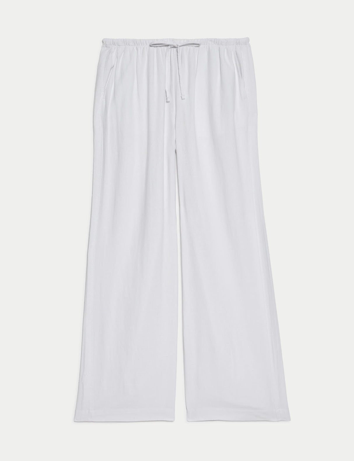 Pantalón de lino viscosa wide