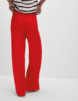 Pantalón de lino viscosa wide