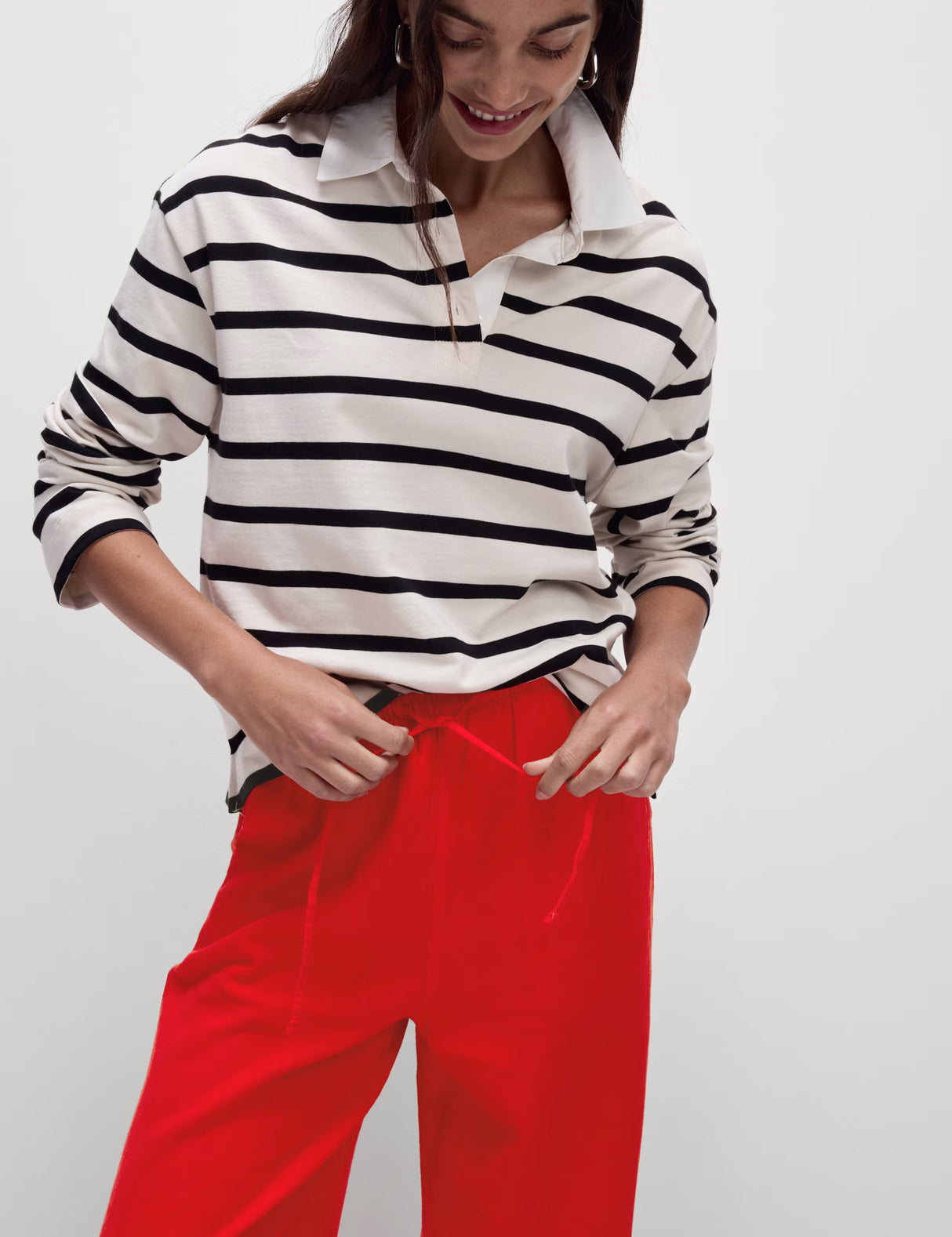 Pantalón de lino viscosa wide