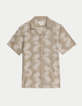 Camisa con estampado de Ondas