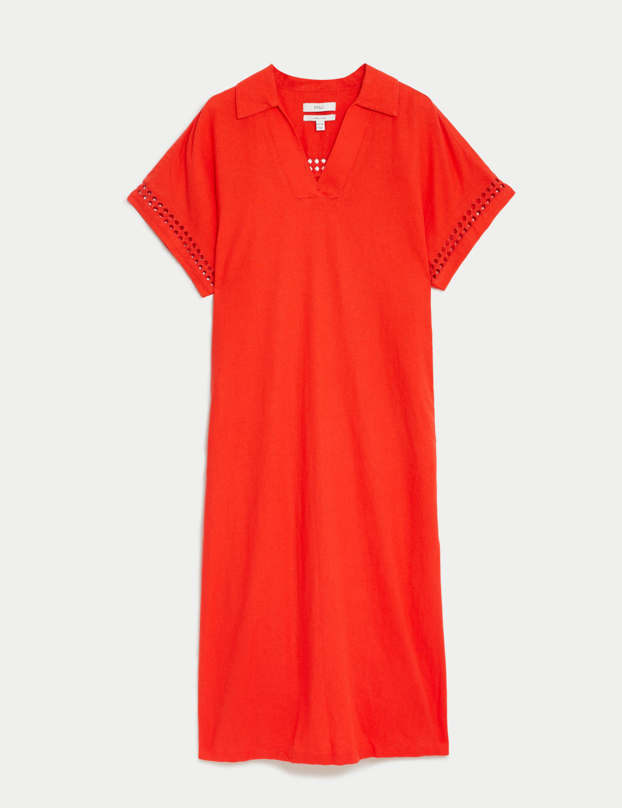 Traje de lino de manga corta