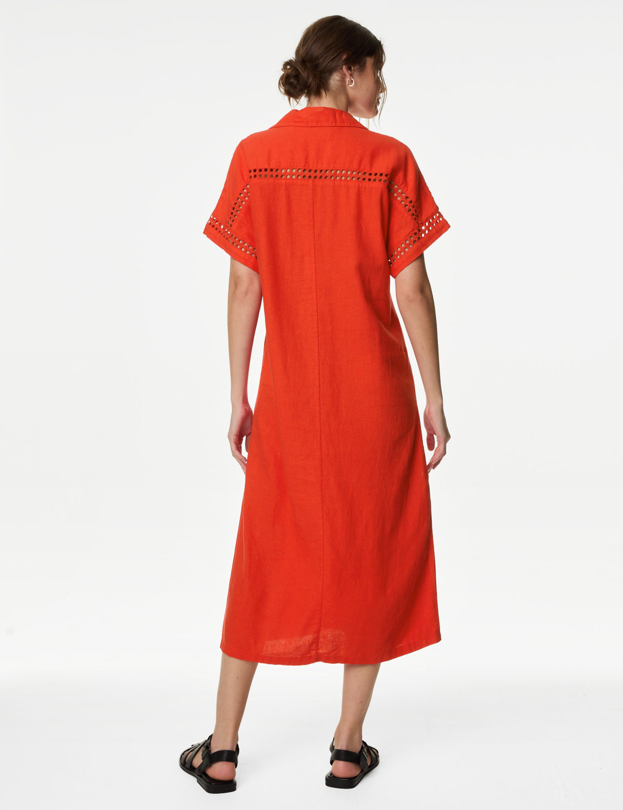 Traje de lino de manga corta