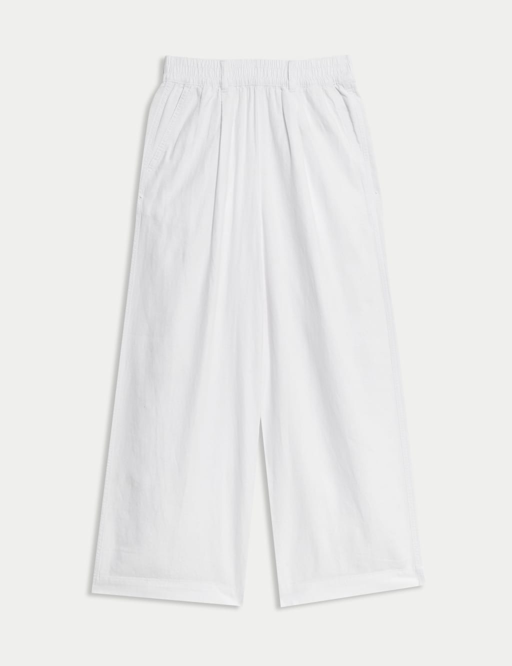 Pantalón pescador de lino viscosa