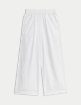 Pantalón pescador de lino viscosa