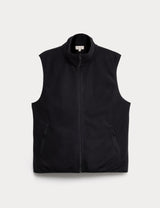 Chaleco polar con cremallera