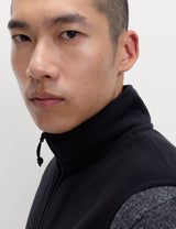 Chaleco polar con cremallera