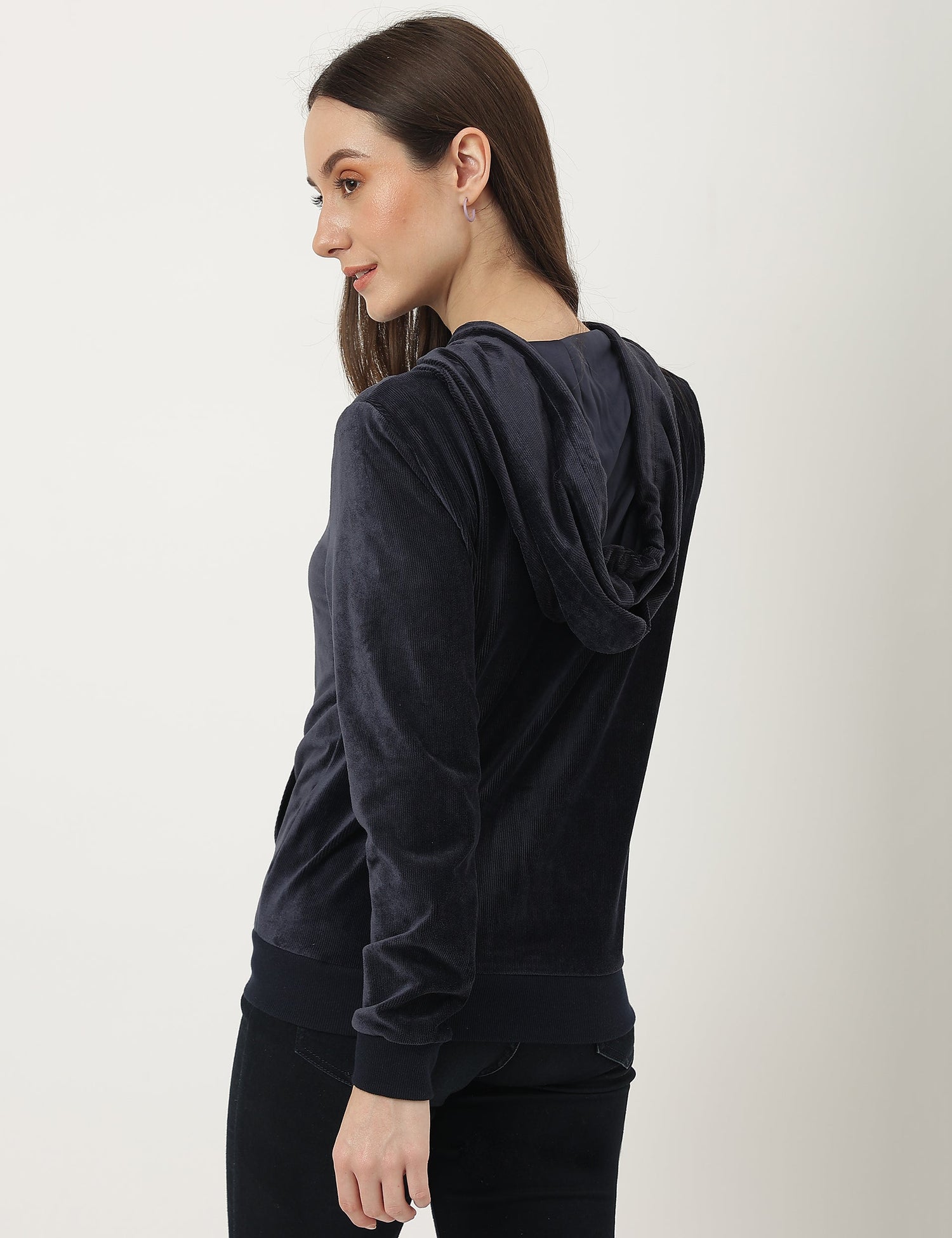 Chaqueta de chandal de terciopelo