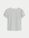 Blusa diseño de manga corta abullonada