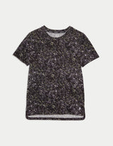 Top de manga corta con diseño Goodmove