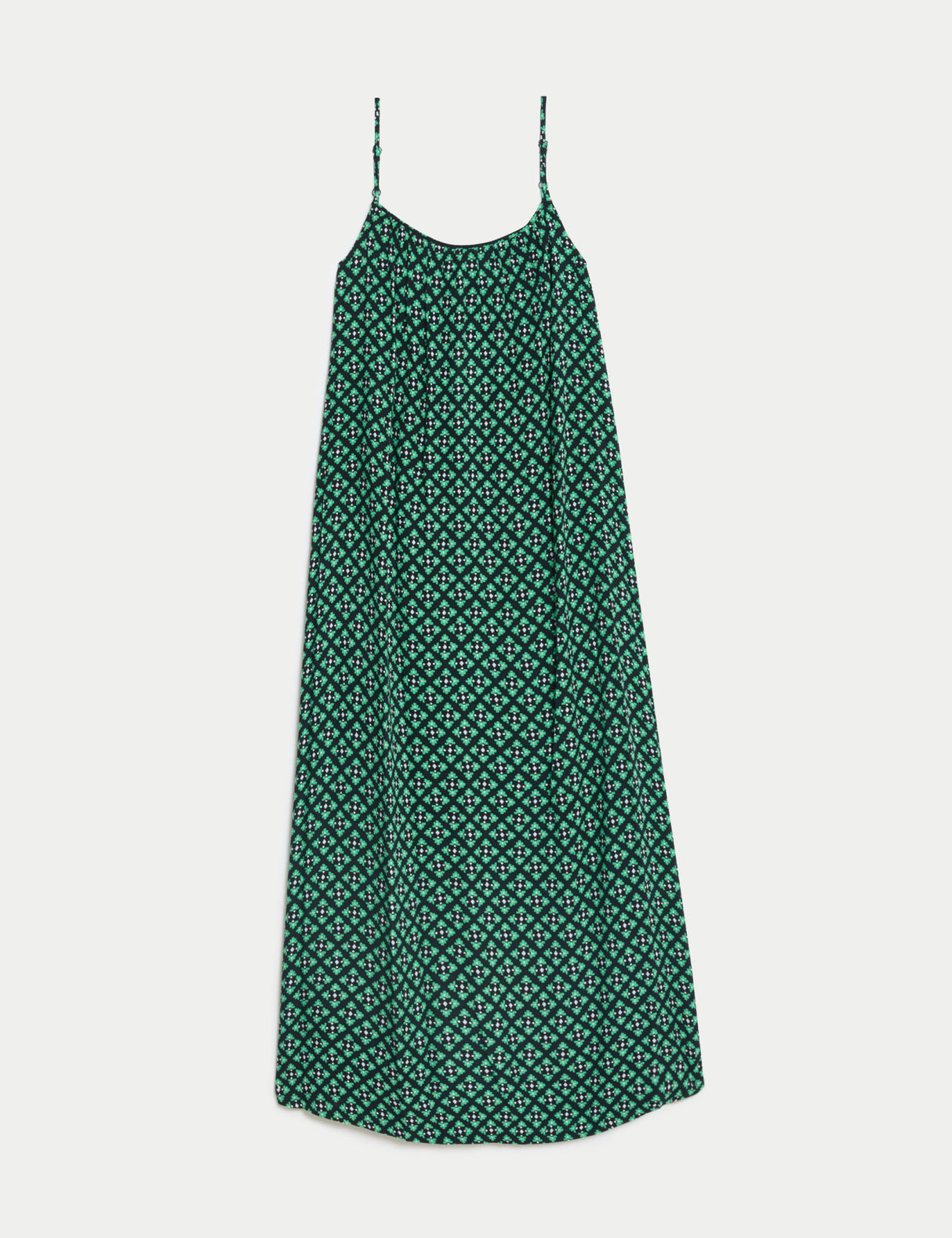 Vestido de tiros diseño de largo midi