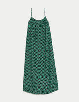 Vestido de tiros diseño de largo midi