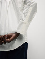 Blusa de manga larga con aplique floral