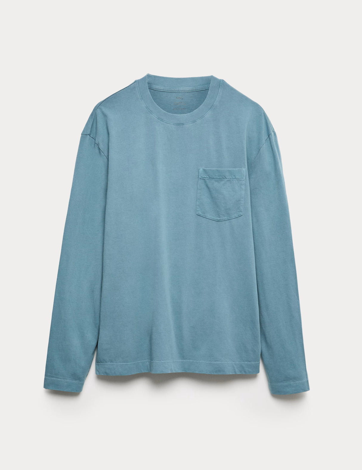 Camiseta de manga larga con bolsillo