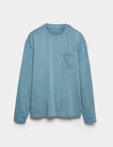 Camiseta de manga larga con bolsillo