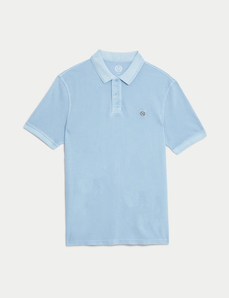Polo Dye manga corta