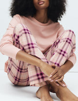 Pijama de manga larga estampado flat pack