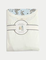 Pijama de manga larga estampado flat pack