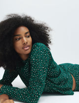 Pijama de manga larga estampado flat pack