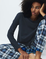 Pijama de manga larga estampado flat pack