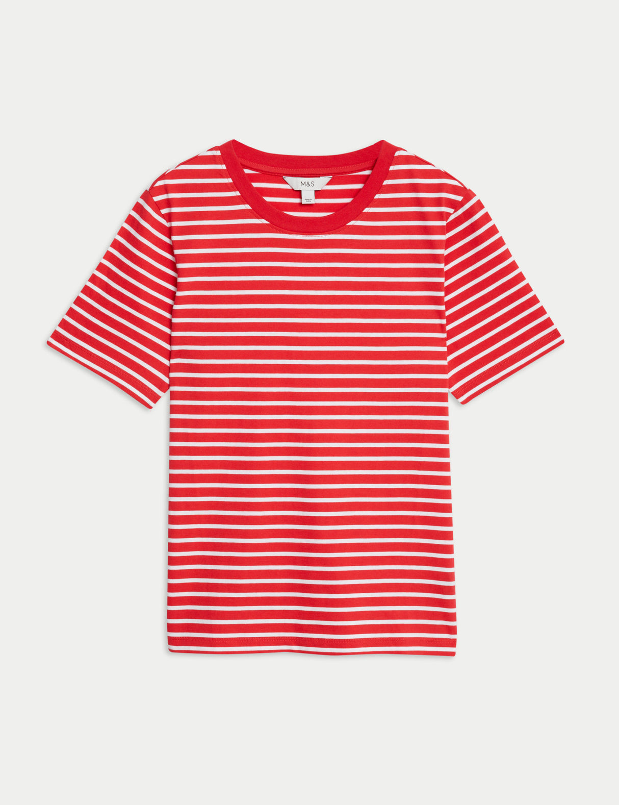 Camiseta rayas de manga corta