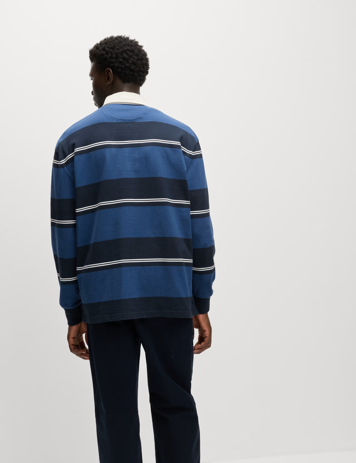 Polo de manga larga Rugby a rayas