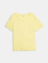 Camiseta de manga corta básica ajustada