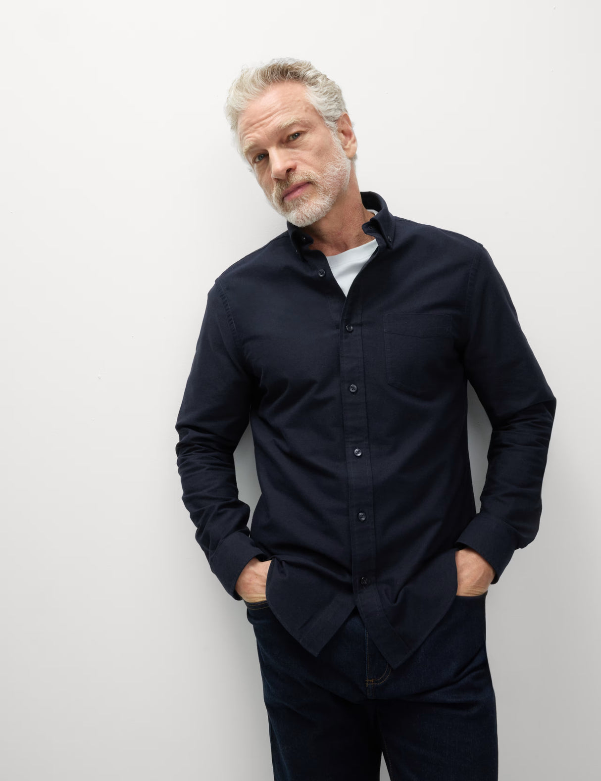 Camisa oxford algodón