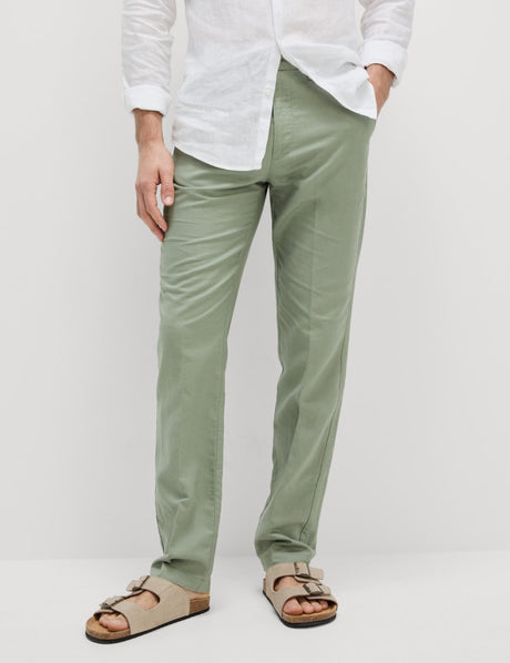 Pantalón chino de lino