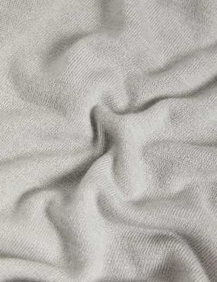 Jersey de cuello redondo de tejido cashmilon