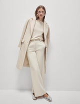 Jersey de cuello redondo de tejido cashmilon