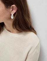 Jersey de cuello redondo de tejido cashmilon