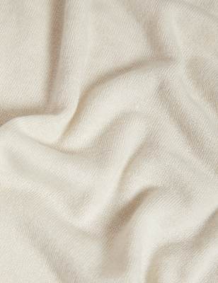 Jersey de cuello redondo de tejido cashmilon