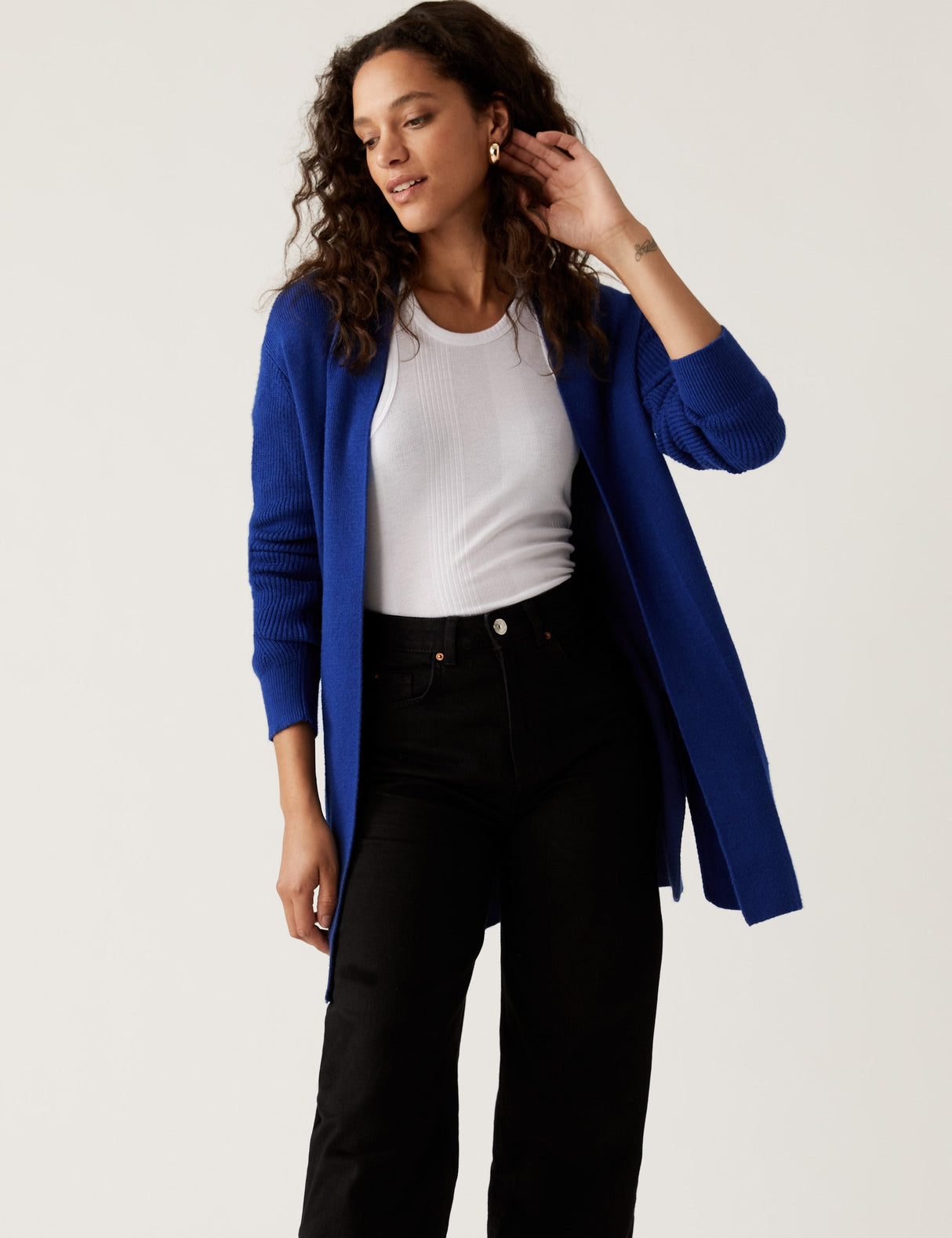 Cardigan con bolsillos