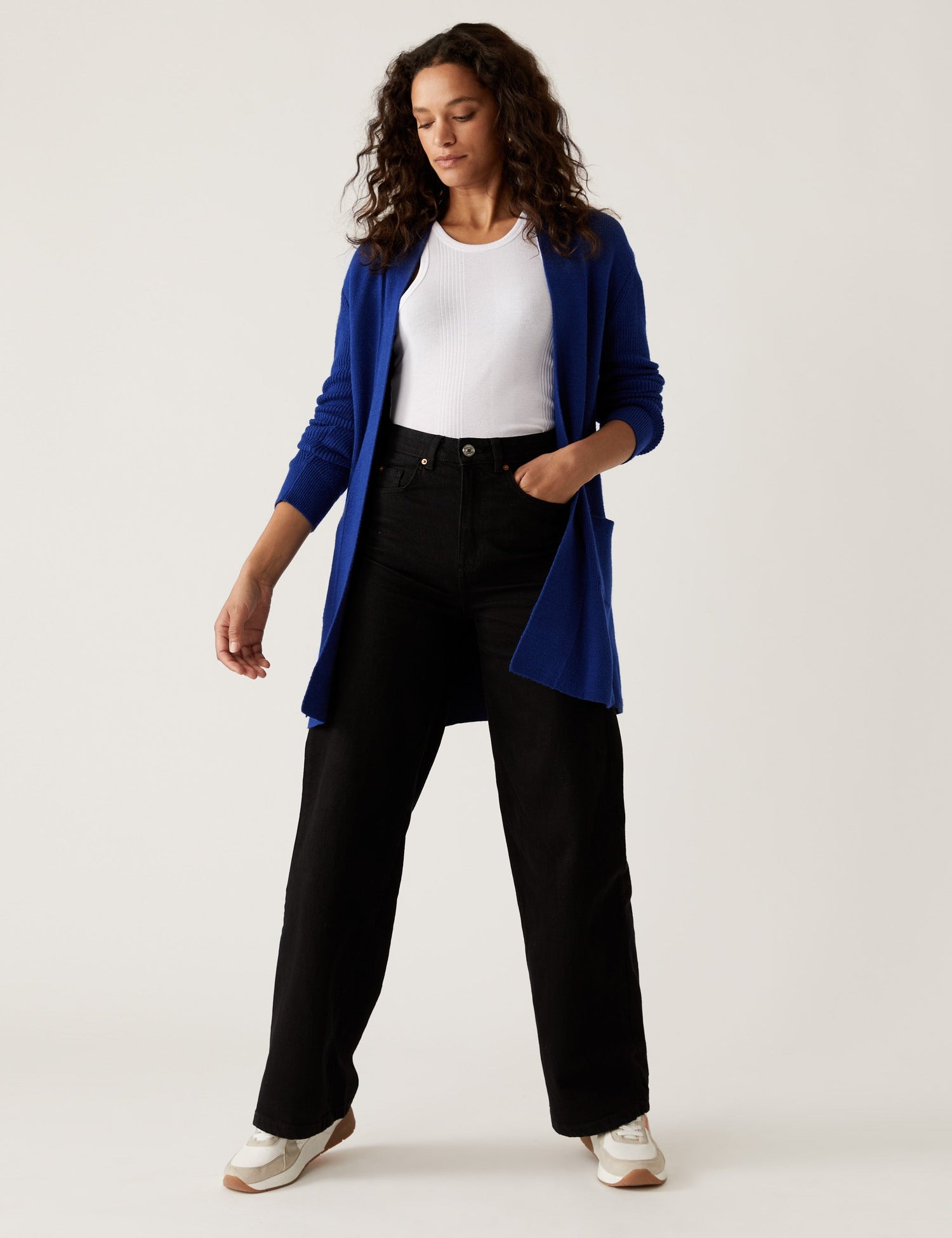 Cardigan con bolsillos