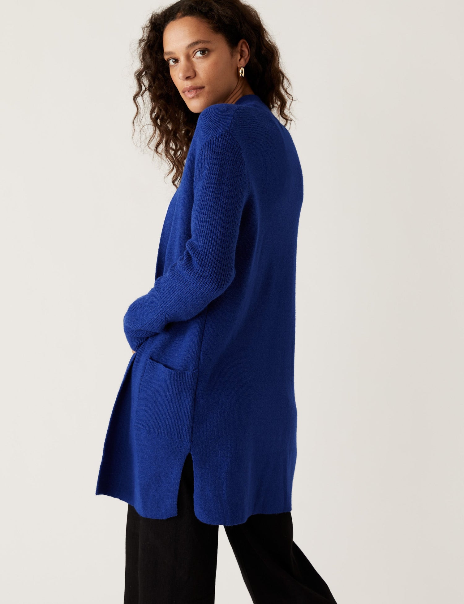 Cardigan con bolsillos