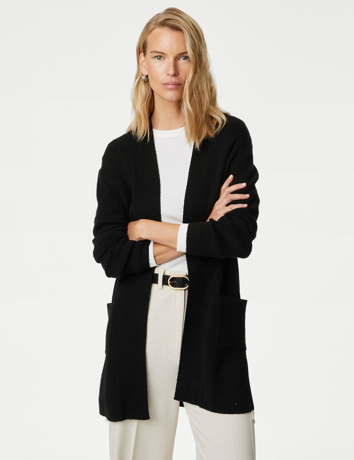 Cardigan con bolsillos