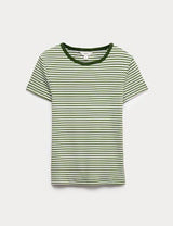 Camiseta de manga corta de rayas slim