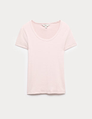 Camiseta de manga corta de rayas slim