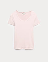 Camiseta de manga corta de rayas slim