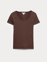 Camiseta de manga corta de rayas slim