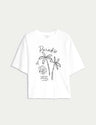 Top de manga corta diseño Boxy