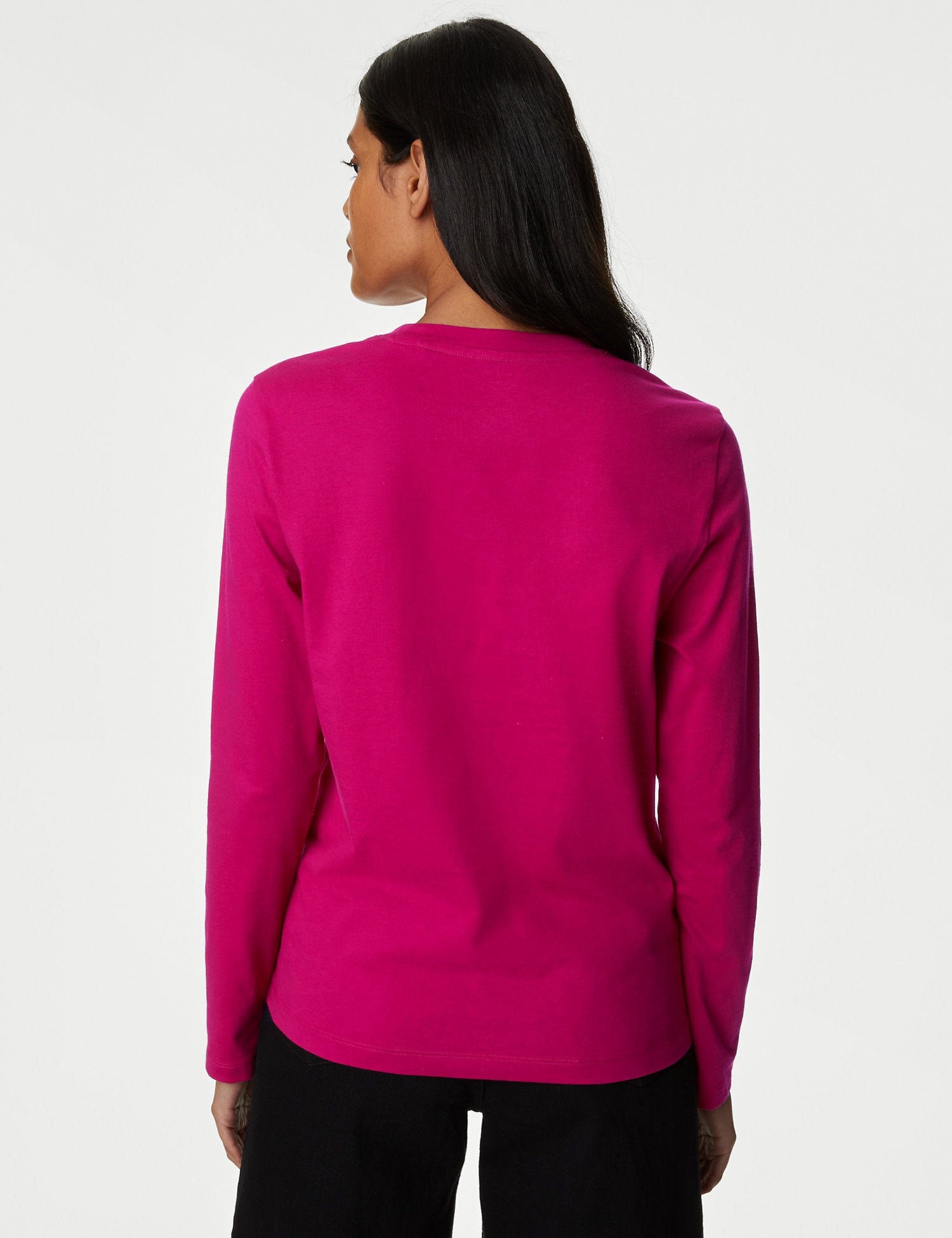 Camiseta básica de manga larga